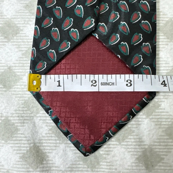 Vtg Christian Dior Monsieur Luxury Tie Colorful Abstract Print Necktie - Picture 4 of 5